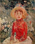 Berthe Morisot Young Girl with Cage Spain oil painting artist